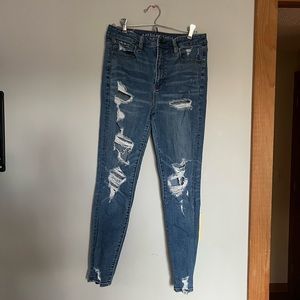 American Eagle Super Stretch Distressed Jeans